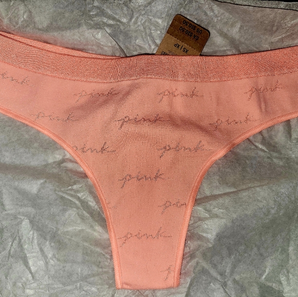 NWT Victorias secret PINK thong panty - Picture 1 of 4